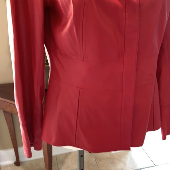 Lafayette 148 NY Lambskin Leather Jacket - Picture 3 of 16